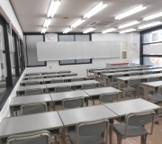 山手学院狭山校 　２階の大教室